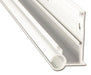 AP Products 021-56301-16 16' Polar White Aluminum Insert Gutter/Awning Rail - Young Farts RV Parts