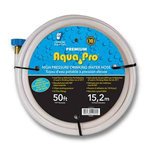 AQUA PRO DLX WTR LINE 1/2"X50' - Young Farts RV Parts