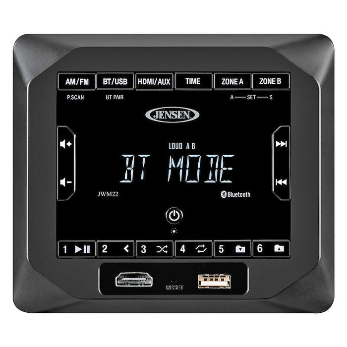 ASA Electronics JWM22 Jensen Bluetooth Automotive Radio