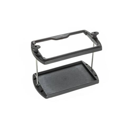 Attwood Marine Battery Tray - Heavy Duty - Non Corrosive - Black Plastic - 9096 - 5 - Young Farts RV Parts