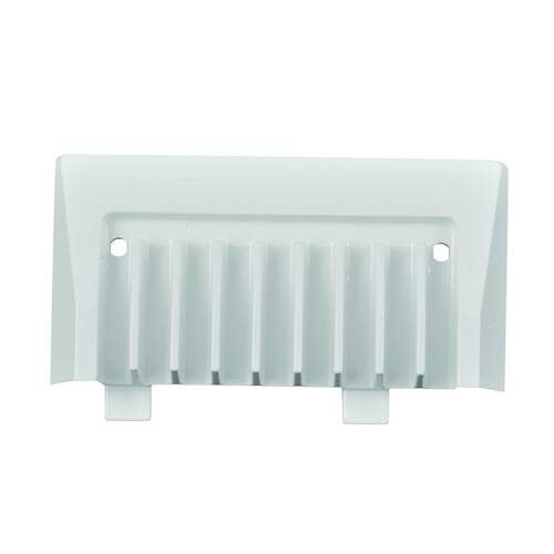 Attwood Marine Bilge Vent - End Section - Hull Mounted - White Plastic; 8 Fasteners - 1439F1 - Young Farts RV Parts