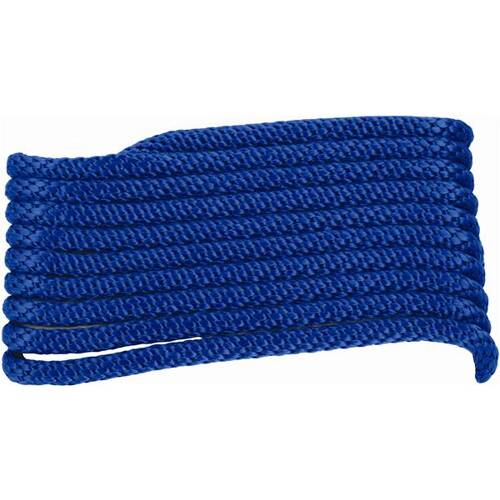 Attwood Marine Boat Dock Line - Solid Braided - Multi - Filament Polypropylene; Blue - 11750 - 7 - Young Farts RV Parts