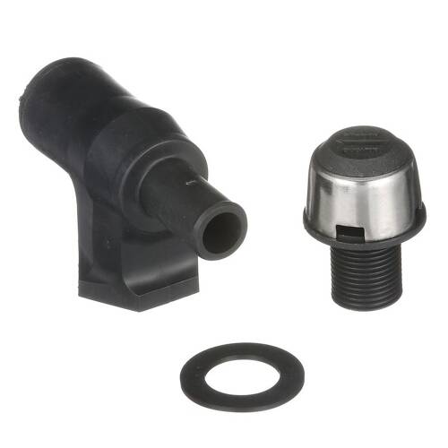 Attwood Marine Boat Fuel Tank Vent - P - Trap - For 5/8" ID Hose - Black; Surface Mount - 66419 - 3 - Young Farts RV Parts