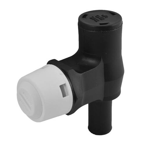 Attwood Marine Boat Fuel Tank Vent - P - Trap - White Plastic - Surface Mount - 1671 - 1 - Young Farts RV Parts