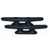 Attwood Marine Boat Rope Cleat - Closed Base - Black; Set Of 2 - 11783 - 7 - Young Farts RV Parts