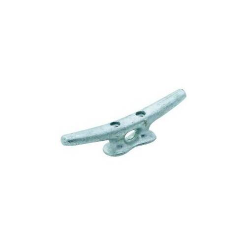 Attwood Marine Boat Rope Cleat - Open Base - 8" Length - Silver Cast Iron; Single - 12102 - 1 - Young Farts RV Parts