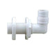 Attwood Marine Boat Scupper - 90° Thru - Hull Connector - For 1 - 1/8" - 1 - 1/4" Hose - White - 3879 - 3 - Young Farts RV Parts