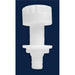 Attwood Marine Boat Scupper Adapter - Thru - Hull Connector - For 3/4" Hose - White; Single - 3886 - 3 - Young Farts RV Parts