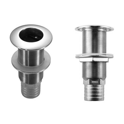 Attwood Marine Boat Scupper - Barbed Scupper; Fits 1 - 1/2" Hose - 66553 - 3 - Young Farts RV Parts
