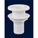 Attwood Marine Boat Scupper - Thru - Hull Connector - Fits 1.5" Hose - White; Single - 3875 - 1 - Young Farts RV Parts