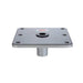 Attwood Marine Boat Seat Pedestal Base Plate - Lock N Pin - Square - Non - Threaded - 67749 - Young Farts RV Parts