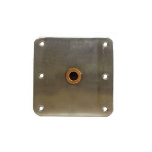 Attwood Marine Boat Seat Pedestal Base Plate - With Steel Lip Tube - 6773 - Young Farts RV Parts