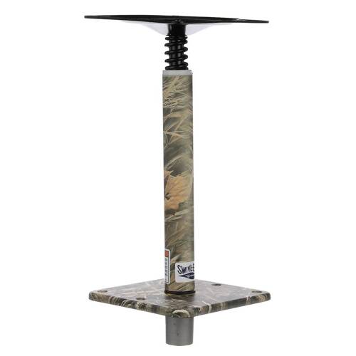 Attwood Marine Boat Seat Pedestal - Lock N Pin; Adjustable Height Bell Pedestal - 97749C - 7 - Young Farts RV Parts