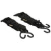 Attwood Marine Boat Transom Tie Down Strap - 4' L x 2" W - Black; Set Of 2 - 15232 - 7 - Young Farts RV Parts