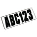 Attwood Marine Body Graphics - Black Letters/ Numbers - 3" L - Matte Vinyl; 148 Pieces - 14142 - 7 - Young Farts RV Parts