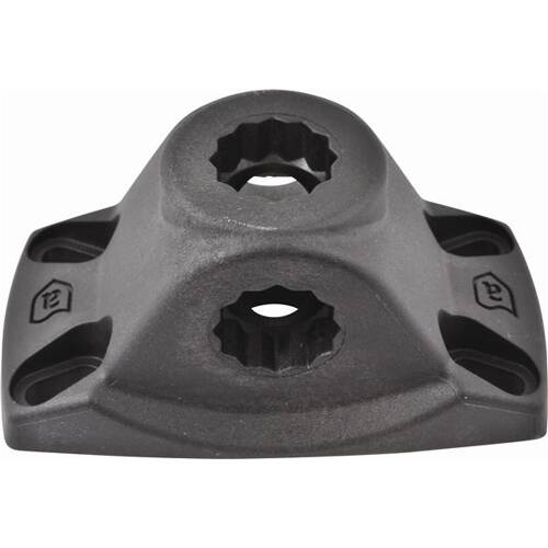 Attwood Marine Fishing Rod Cradle Style Holder - Top/ Side Mount - Cradle Type Hold; Black - 5011 - 7 - Young Farts RV Parts