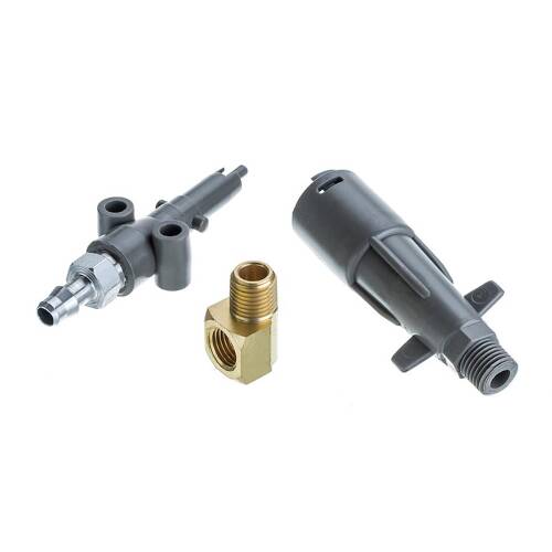 Attwood Marine Fuel Line Fitting Connector - 3/8" Female Barb Hose - Chrome Plated - Brass - 8899LP6 - Young Farts RV Parts