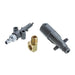 Attwood Marine Fuel Line Fitting Connector - 3/8" Female Barb Hose - Chrome Plated - Brass - 8899LP6 - Young Farts RV Parts