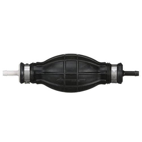 Attwood Marine Fuel System Primer Bulb - 1/4" Hose Barb - Black Stainless Steel Clamps - 93014LP7 - Young Farts RV Parts