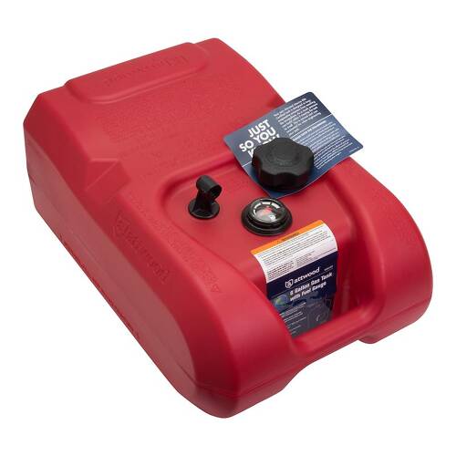 Attwood Marine Fuel Tank - With Gauge - Portable - 6 Gallon Capacity - Gas - HDPE - 8806LPG2 - Young Farts RV Parts