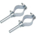 Attwood Marine Oarlock - W/ Mounting Hardware - For 7/8" To 1.5" Diam Oars - Zinc Plated Steel - 9146 - 3 - Young Farts RV Parts