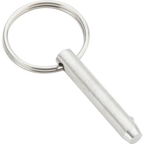 Attwood Marine Quick Release Pin - 6" Diam - Hitch Pin Only - Round Handle - Stainless; Single - 932 - Young Farts RV Parts