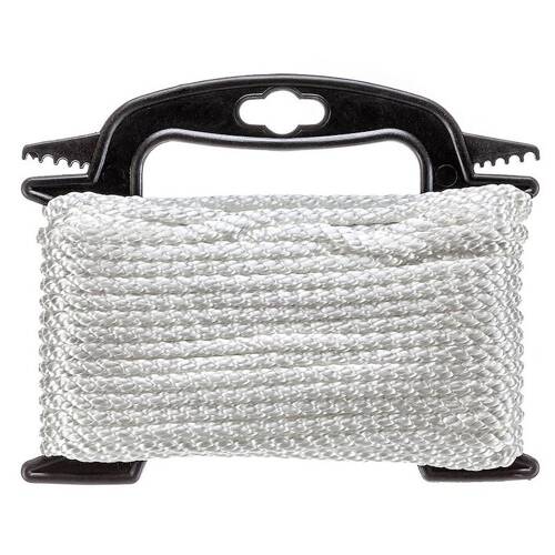 Attwood Marine Utility Line - Twisted Braided Nylon; White - 11726 - 2 - Young Farts RV Parts