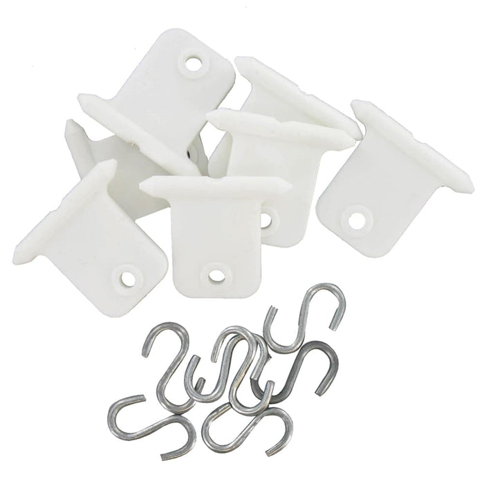 Awning Hangers Pkg/7 White - Young Farts RV Parts