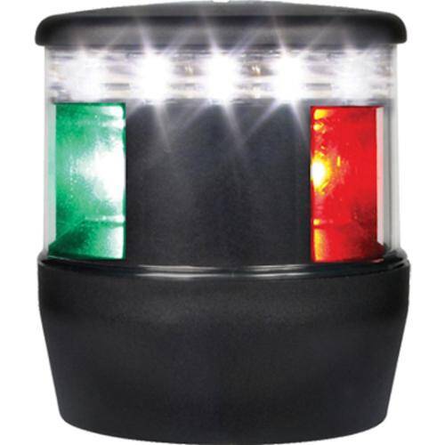 HELLA Tri-Color Navigation Lamp - 2 NM NaviLED TRIO; Black - 980650001