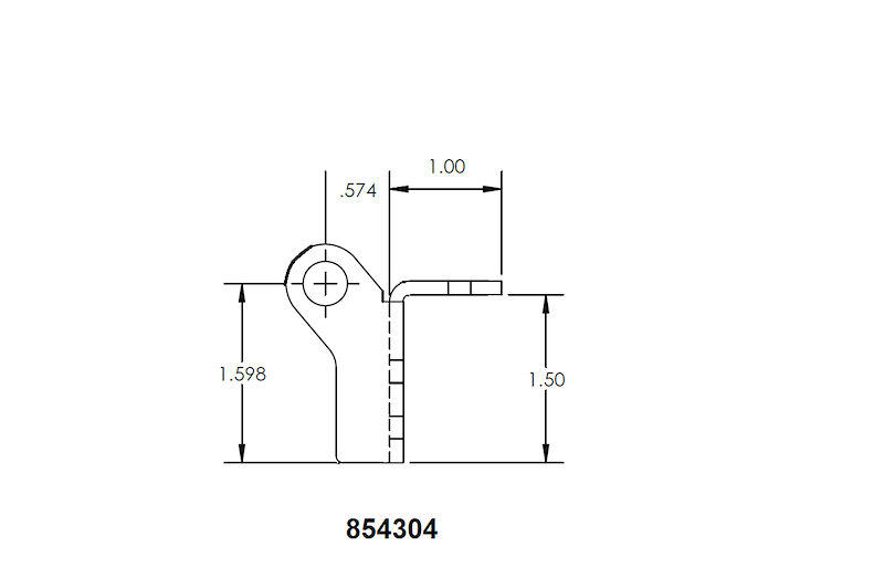 BAL RV 854304 Slide Out Roller-1/2 Diameter (Accu-Slide)