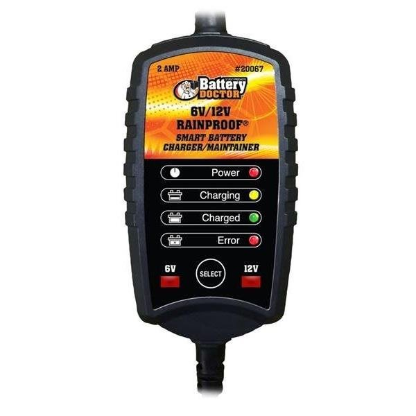 BATTERY DOC 6/12V 2 AMP RAINPROOF - Young Farts RV Parts