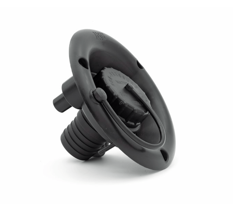 B&B Molders 94248 Gravity Fill Inlet, Black - Young Farts RV Parts