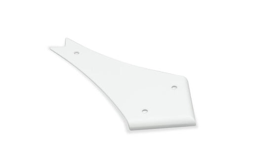 B&B Molders 94288 4 - 1/2' Slide Out Corner Guard Extrusion, Polar White - Young Farts RV Parts