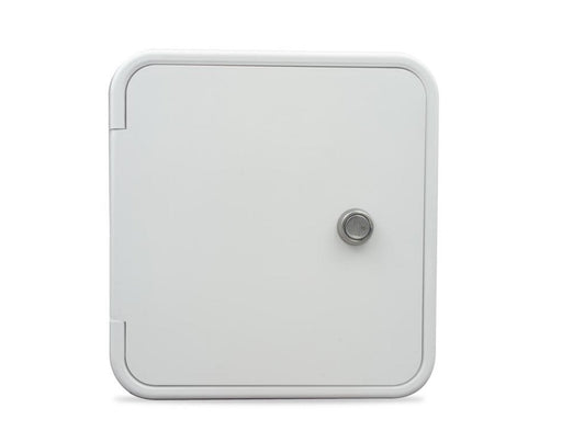 B&B Molders 94305 Electrical Cable Access Hatch, Polar White - Young Farts RV Parts