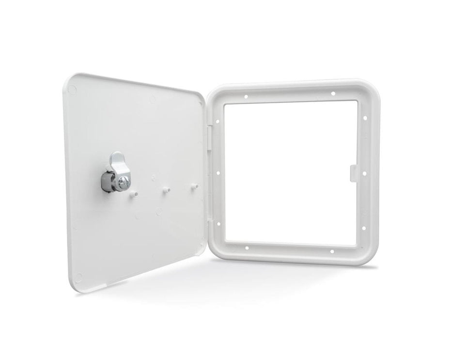 B&B Molders 94305 Electrical Cable Access Hatch, Polar White