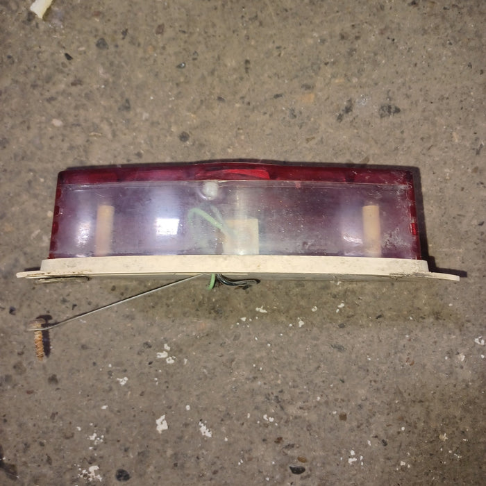 Used SAE-STLIA-67 596 License Plate Replacement Lens with Bracket-596
