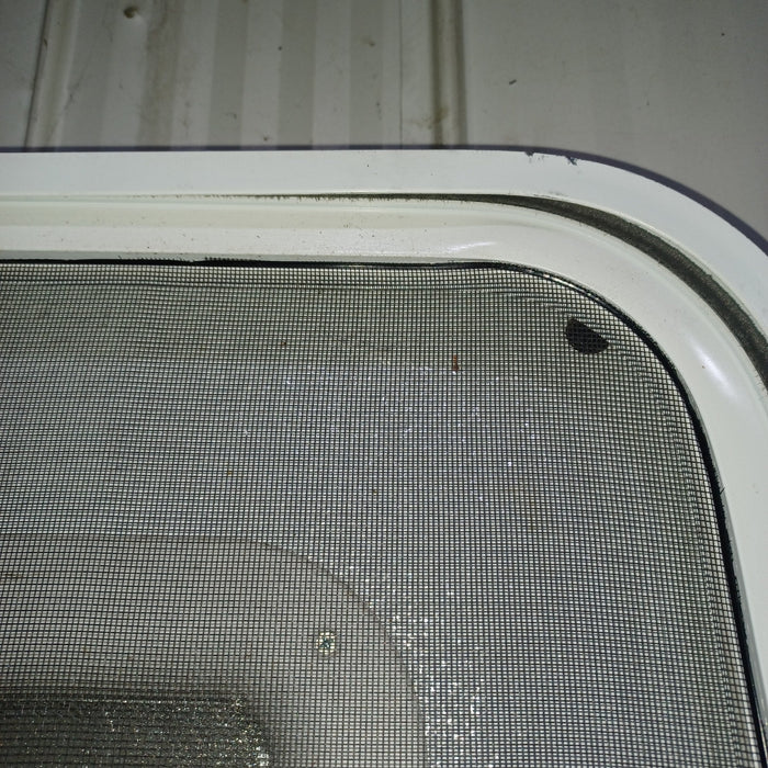 Used Young Farts RV Parts RV Radius Entry Door 71.5″ X 25 7/8″ X 2.5″