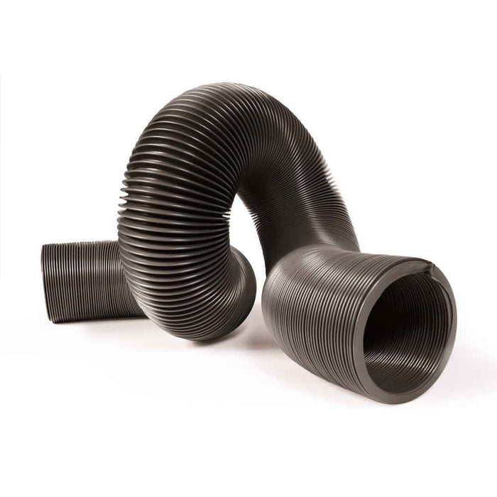Black 10' RV Standard Sewer Hose, Compresses to 14" for Storage - Young Farts RV Parts