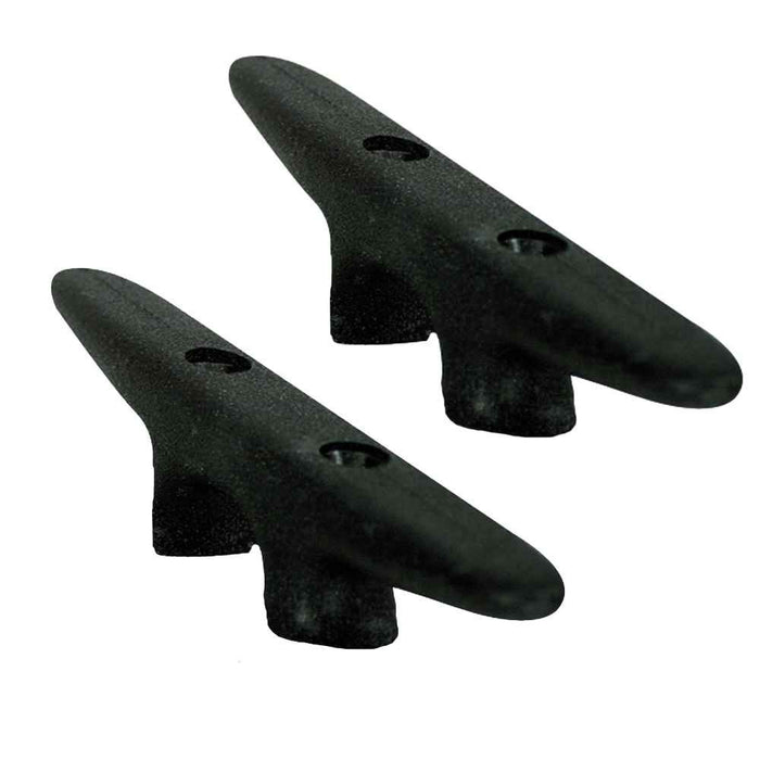 Black Nylon Cleat 6" Pair - Young Farts RV Parts