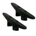 Black Nylon Cleat 6" Pair - Young Farts RV Parts