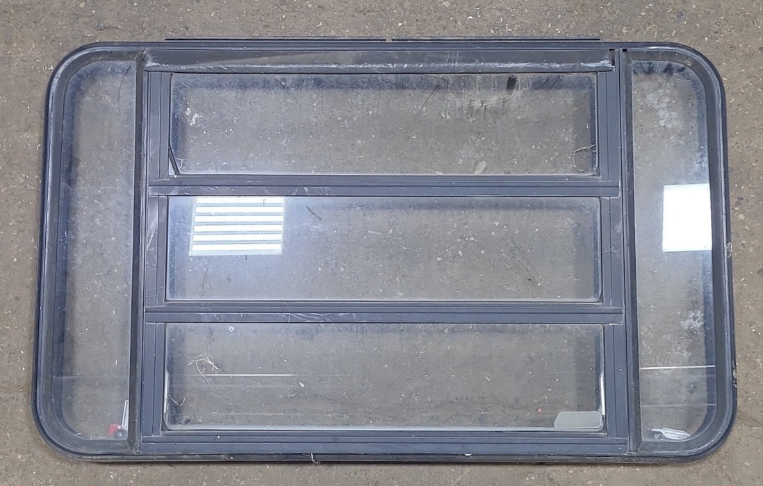Black Radius Emergency Opening Window : 34 1/4" W X 20 7/8" H X 1 1/2" D