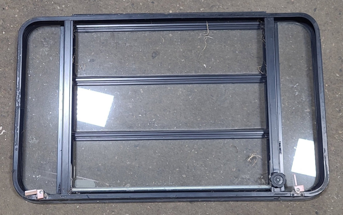 Black Radius Emergency Opening Window : 34 1/4" W X 20 7/8" H X 1 1/2" D