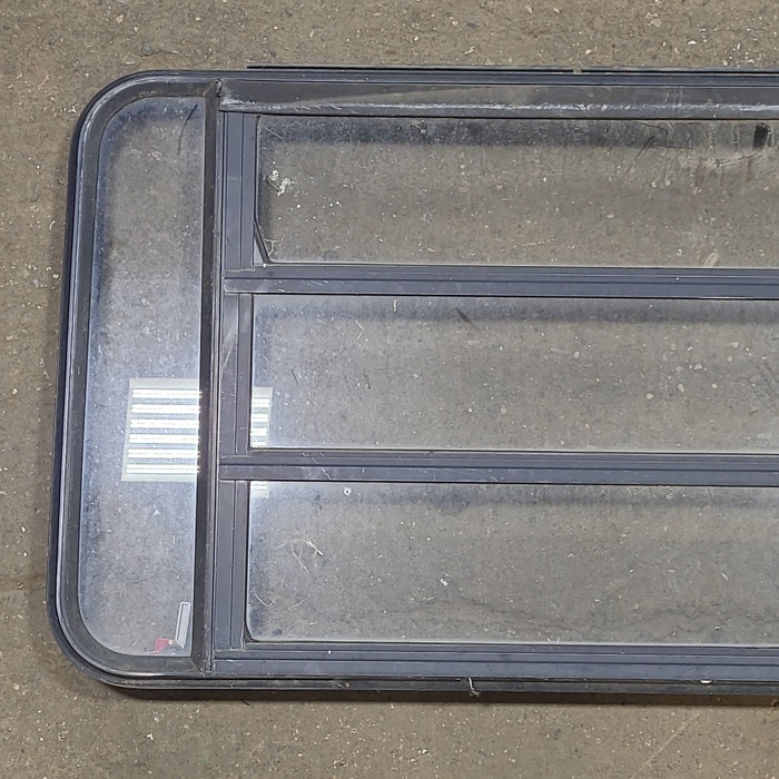 Black Radius Emergency Opening Window : 34 1/4" W X 20 7/8" H X 1 1/2" D