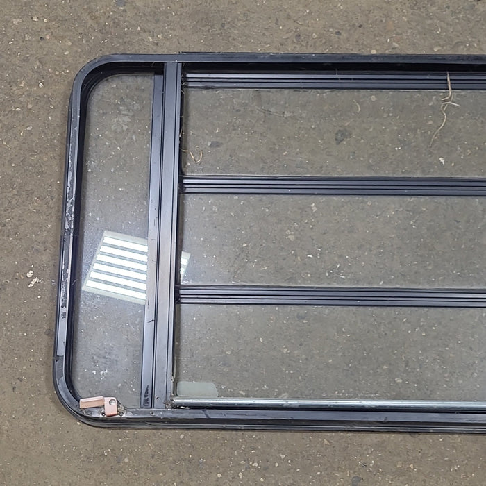Black Radius Emergency Opening Window : 34 1/4" W X 20 7/8" H X 1 1/2" D