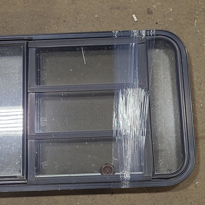 Black Radius Emergency Opening Window : 46 1/2" W X 21 1/2" H X 1 7/8" D