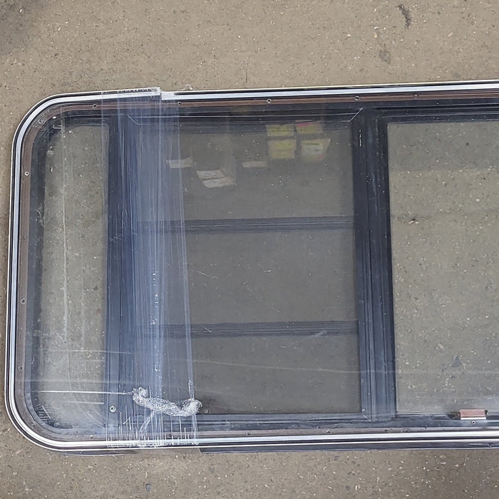 Black Radius Emergency Opening Window : 46 1/2" W X 21 1/2" H X 1 7/8" D