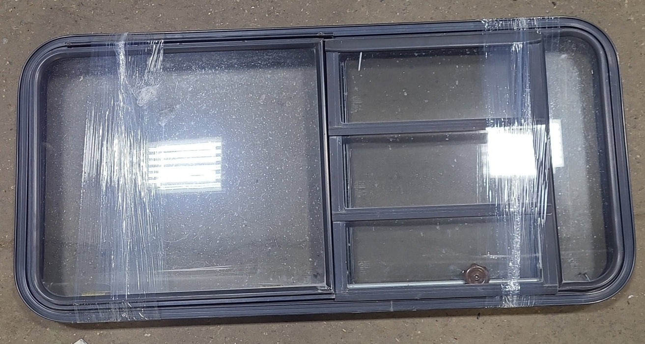 Black Radius Emergency Opening Window : 46 1/2" W X 21 1/2" H X 1 7/8" D