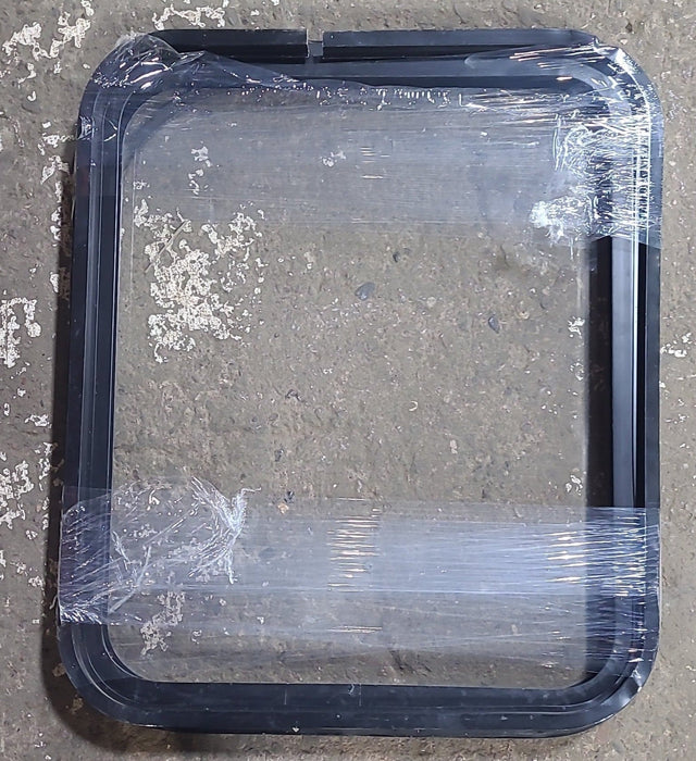 Black Radius Non Opening Window : 19 3/4" W X 23 1/2" H X 1 1/2" D