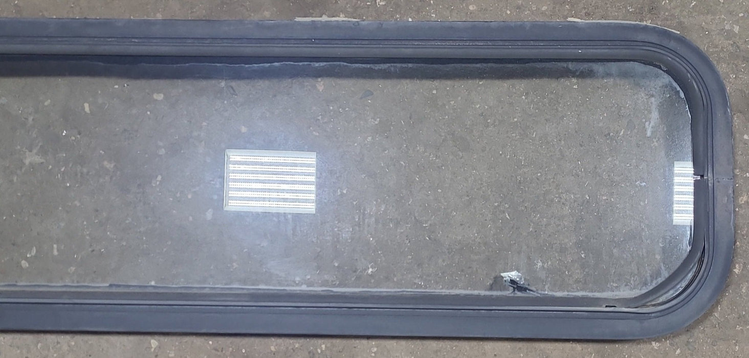 Black Radius Non Opening Window : 72" W X 12" H X 1 3/4" D