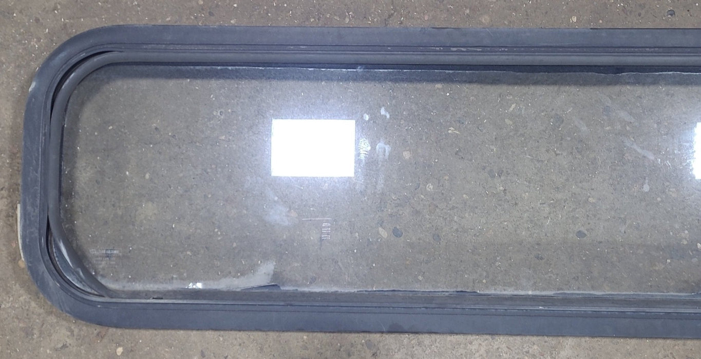 Black Radius Non Opening Window : 72" W X 12" H X 1 3/4" D